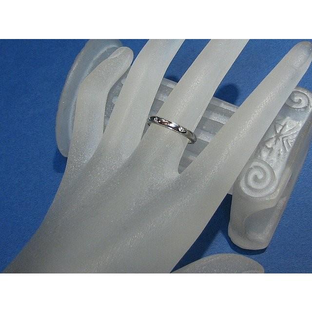 PTプラチナマリッジリング・ダイヤ 6個/0.1ct 11号 知恵 清浄無垢 記念 ジュエリー 天然石の画像