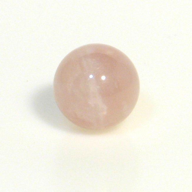 ローズクォーツ (紅水晶) 球 20mm 4月 誕生石 玻璃 石英 双晶 完璧 