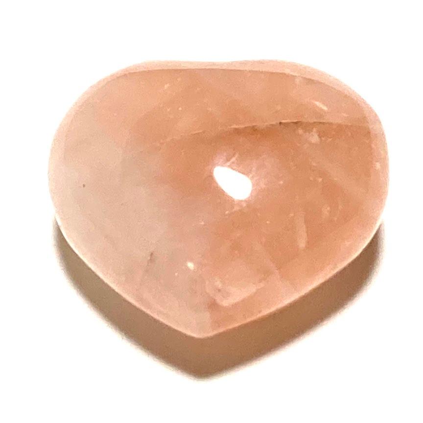 置物・ハート の ローズクォーツ (紅水晶) 4月 誕生石 天然石 癒やし 