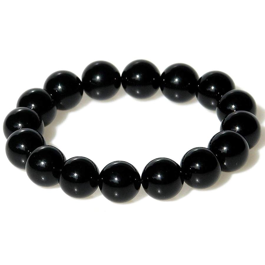 チベット産 黒水晶 カーンゴーム モリオン 14mm ブレスレット 4月 誕生石 16 5cm 18cm cm ギフト 数珠 念珠 天然石 ジュエリー 神戸宝光堂yahooストア 通販 Yahoo ショッピング