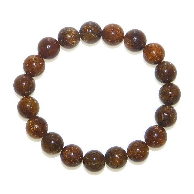 AAA ギッシリ レッドルチルクォーツ (銅針水晶) 10mm ブレスレット 