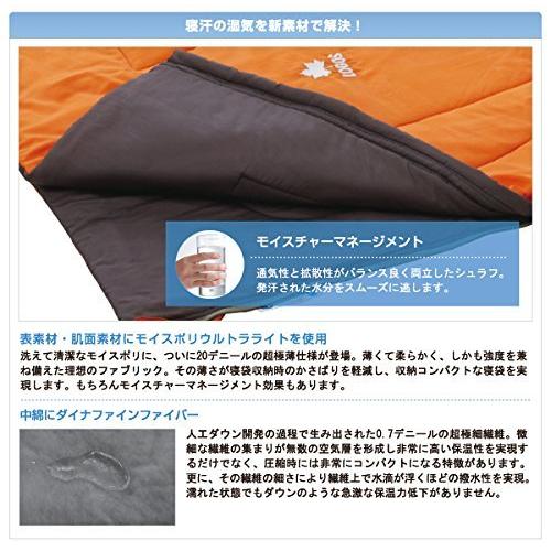 ロゴス 寝袋 ウルトラコンパクトシュラフ・-2[最低使用温度-2度] 72600470 モイスポリウルトラライト