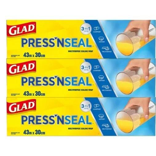 48本 コスト コグラッド プレスンシール ラップ グラッド ストレージフードラップ ×3本 幅30cm ×長さ43.4m GLAD プレス