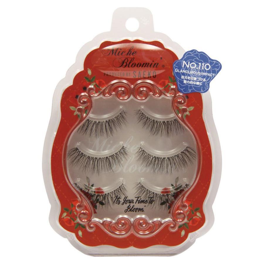 ミッシュブルーミン　アイラッシュ　No.110 グラマラスインパクト　つけまつげ アイラッシュ SAEKOプロデュースライン No.110 グラマラス