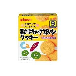 【J】 ピジョン株式会社 元気アップカルシウム 栗かぼちゃとさつまいものクッキー 【北海道・沖縄は別途送料必要】｜kobekanken