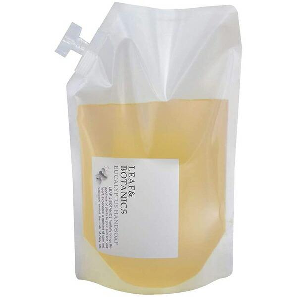 松山油脂株式会社 リーフ＆ボタニクス ハンドソープ ユーカリ［詰替用 大容量］1200ml×3(要6-10日・キャンセル不可) 【北海道・沖縄別送料】（Yahoo!・こうべ漢方研究所）