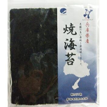 送料無料】 焼海苔 兵庫県産 板のり 7枚入×40袋セット[チャック袋
