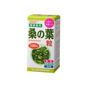 山本漢方製薬株式会社 桑の葉粒100％ 280粒 【■■】【北海道・沖縄は別途送料必要】｜kobekanken