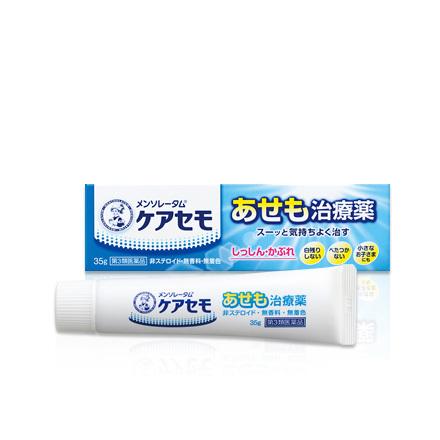 （入荷未定につき只今お求めいただけません。2009） 【第3類医薬品】ロート製薬株式会社 メンソレータム ケアセモクリーム 35g【CPT】｜kobekanken