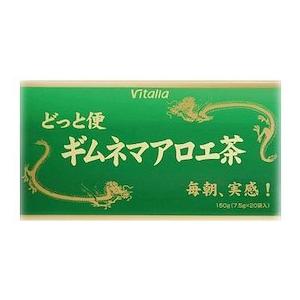 ビタリア製薬株式会社 どっと便ギムネマアロエ茶 （7.5g×20袋入）  ＜ブレンドした飲みやすい健康茶＞   【北海道・沖縄は別途送料必要】｜kobekanken