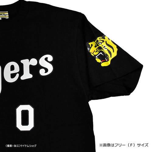 阪神タイガース tシャツ 木浪 背番号Tシャツ 背番号0 ブラック 阪神タイガース tシャツ 木浪 背番号Tシャツ 背番号0 ブラック