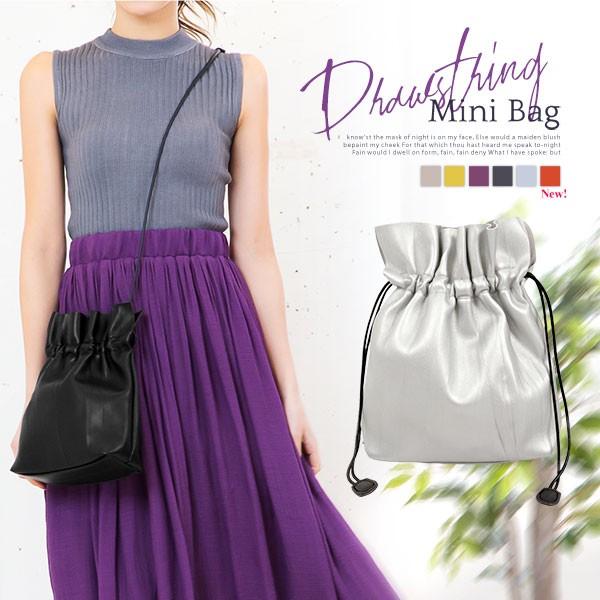 KOBE LETTUCE バッグインバッグ レディース ミニ巾着 バッグ