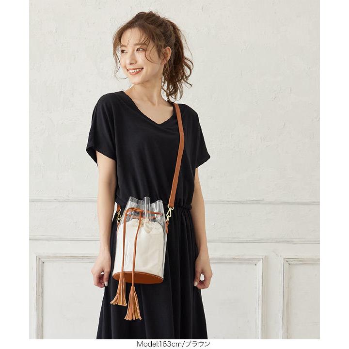 KOBE LETTUCE（神戸レタス） バッグ レディース クリアバッグ 夏 マチ