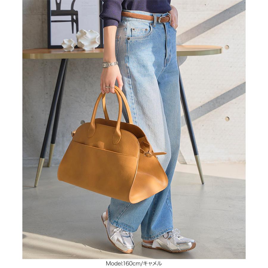 美品◎イルビゾンテ A4可 肩かけ可 ボストンバッグ トートバッグ 大容量 DAY CLOSET ボストンバッグ レディース 2WAY肩掛けショルダー×ボストン