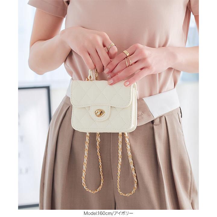 KOBE LETTUCE（神戸レタス） キルティング ミニチェーンバッグ