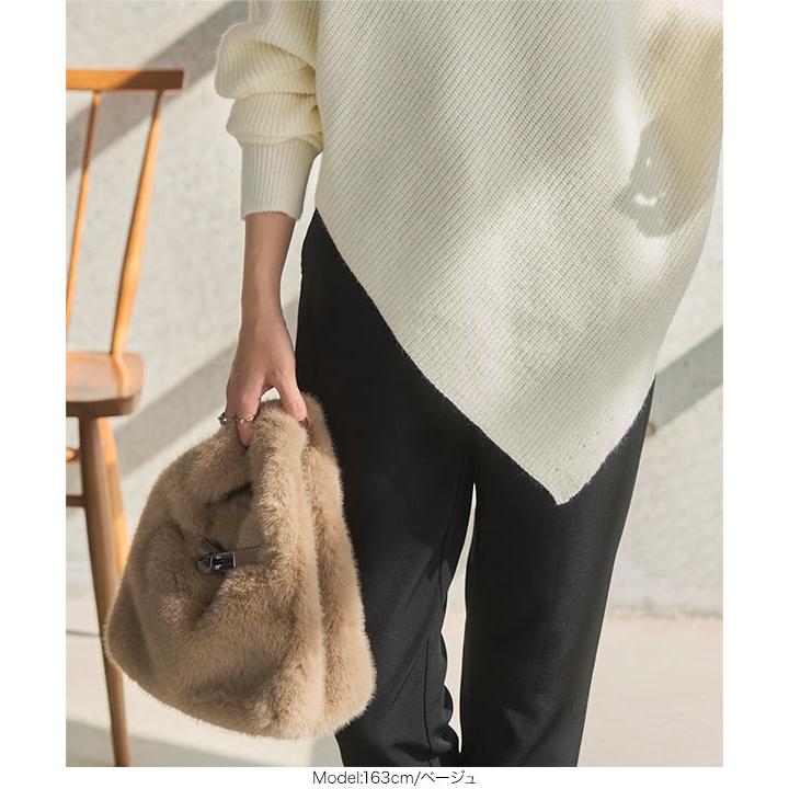 バッグ レディース ファーバッグ 40代 50代 ショルダーバッグ 2way ふわふわ もこもこ ショルダーベルト B1663 | KOBE LETTUCE | 06