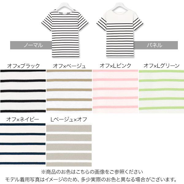 コエル　半袖シャツ　ボーダー　レディーストップス　綿　かわいい　ホワイト　F KOEISTORE ポロシャツ レディース ゴルフウェア 綿 ゴルフ