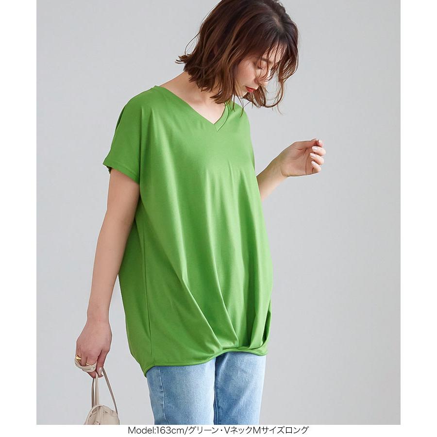 KOBE LETTUCE（神戸レタス） Tシャツ 半袖 レディース Vネック 夏