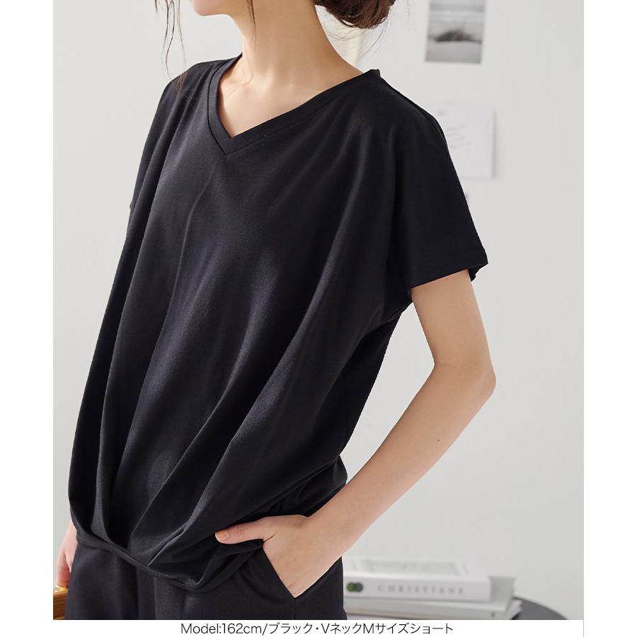 KOBE LETTUCE（神戸レタス） Tシャツ 半袖 レディース Vネック 夏