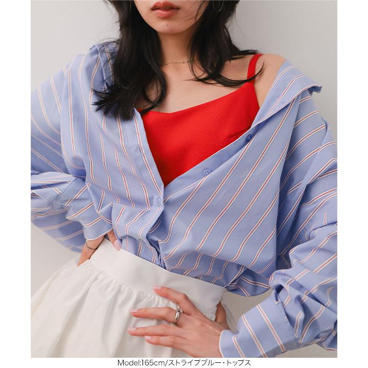 KOBE LETTUCE（神戸レタス） シャツ レディース 長袖 コットン混 無地