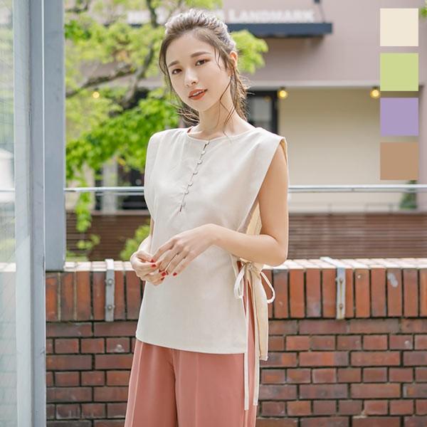 デウソン神戸　ATHLETA DEUCAO KOBE ノースリーブシャツ KOBE LETTUCE（神戸レタス） ブラウス レディース トップス リネン