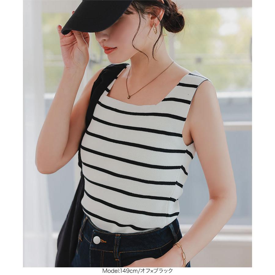 KOBE LETTUCE ノースリーブ ニット トップス レディース