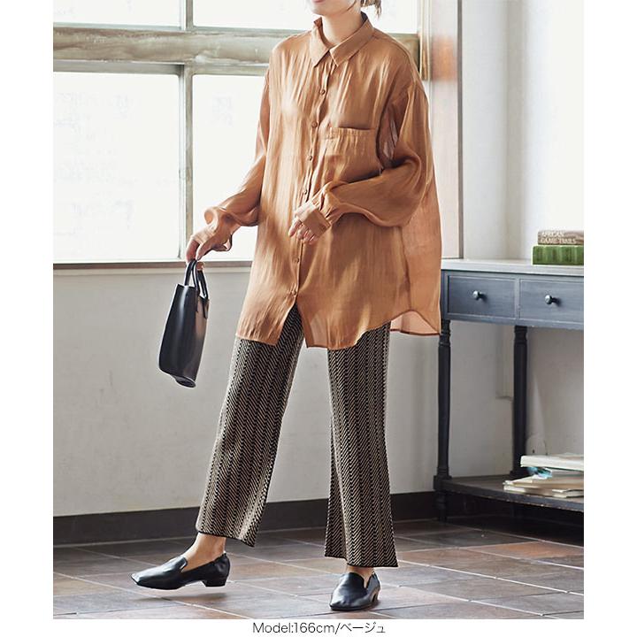 KOBE LETTUCE シャツ レディース サテンシャツ オーバーシャツ