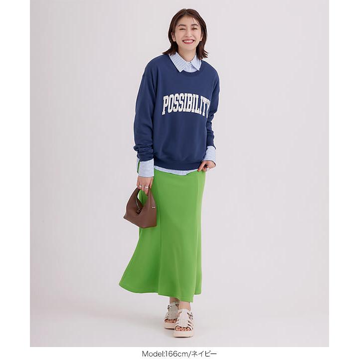 【ゆったり着心地抜群♪】HERMES スウェット KOBE LETTUCE スウェット トレーナー プルオーバー レディース