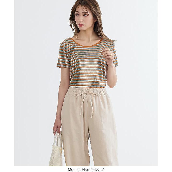 KOBE LETTUCE Tシャツ レディース トップス 夏 半袖 ボーダー