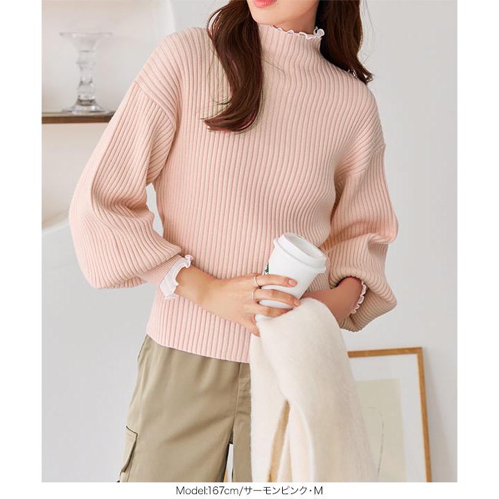 KOBE LETTUCE（神戸レタス） ニット レディース 長袖 トップス モック