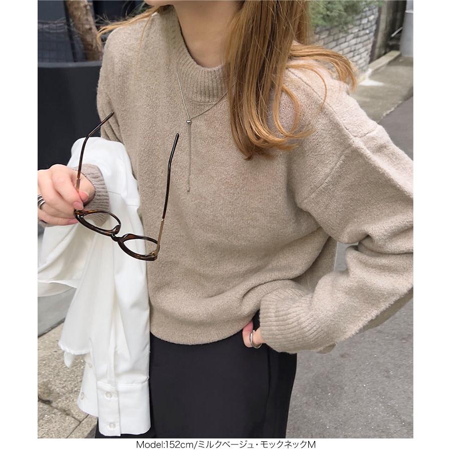 KOBE LETTUCE ニット トップス レディース モックネック 秋 冬