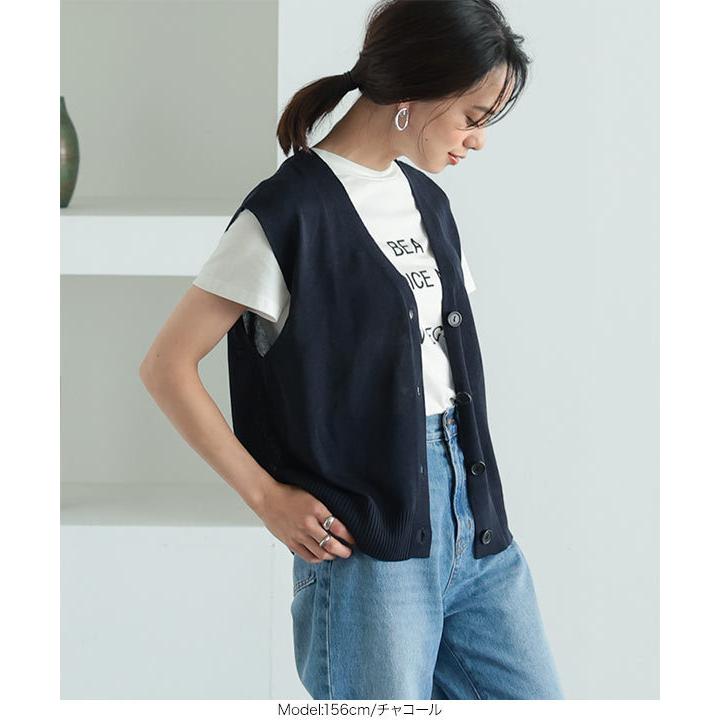 KOBE LETTUCE ジレ ベスト ニットベスト トップス 夏 レディース KOBE LETTUCE ジレ ベスト ニットベスト トップス 夏 レディース