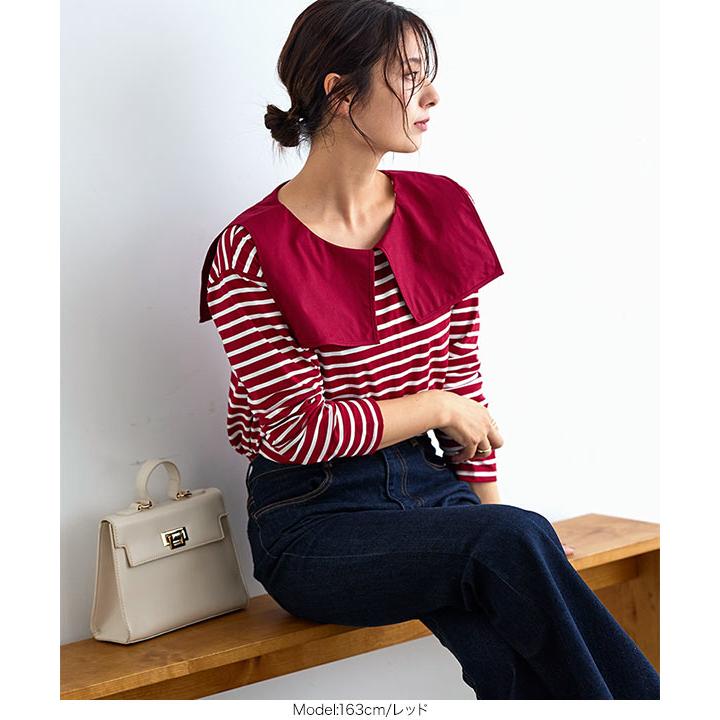 KOBE LETTUCE（神戸レタス） セール ロンT Tシャツ ボーダー 長袖