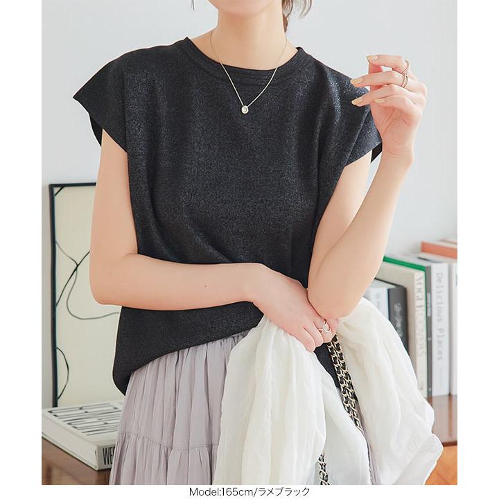 KOBE LETTUCE（神戸レタス） トップス ニット フレンチスリーブ