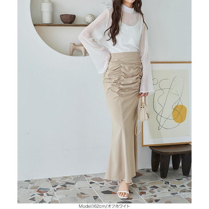 KOBE LETTUCE（神戸レタス） トップス ブラウス シアートップス 長袖