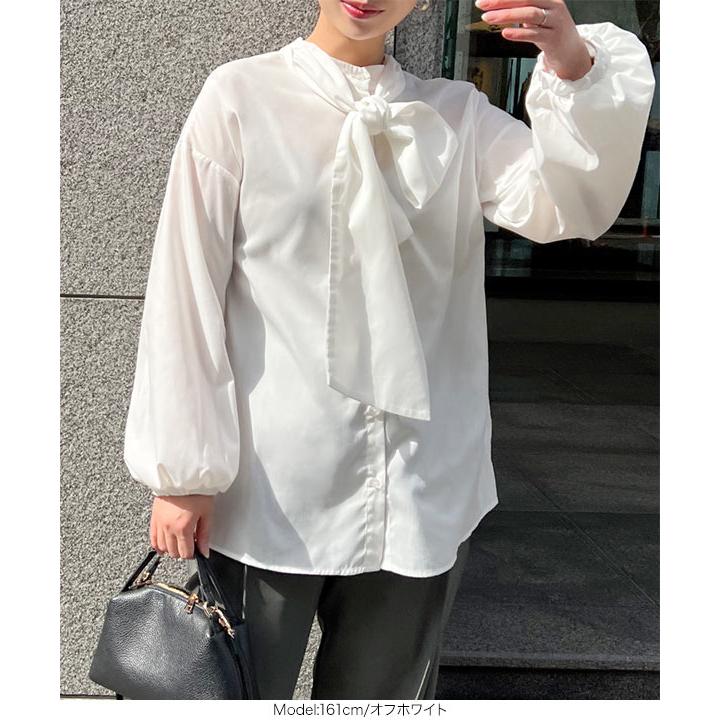 KOBE LETTUCE（神戸レタス） 4wayボウタイブラウス レディース 春 40代