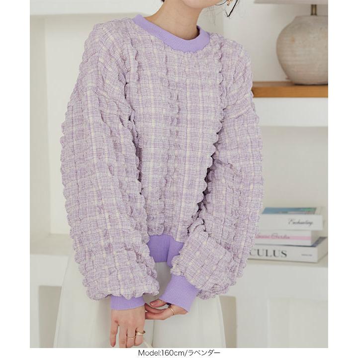 美品♪ビアズリー ポコポコラインニット ポップコーンニット ボートネック KOBE LETTUCE（神戸レタス） トップス レディース ポコポコ ニット 30