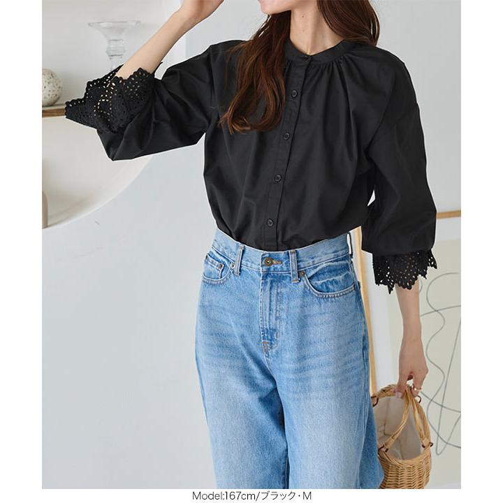 KOBE LETTUCE（神戸レタス） ぽわん袖ブラウス 長袖 レディース 春 夏