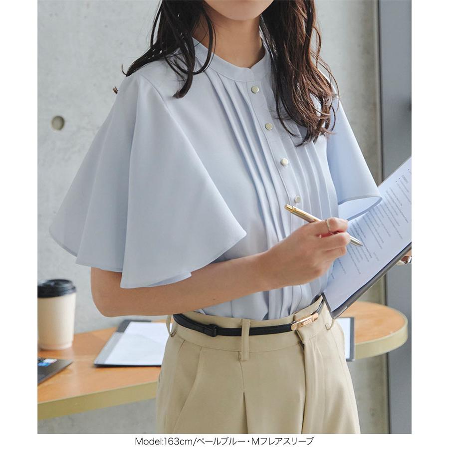 KOBE LETTUCE（神戸レタス） ブラウス オフィス 半袖 レディース 30代