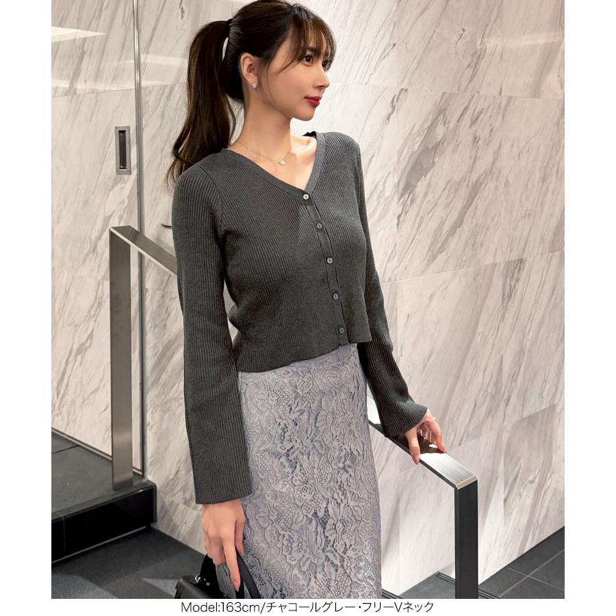 ✨極美品✨L’Appartement 定番リブニット グレー 美シルエット KOBE LETTUCE（神戸レタス） クルーネック 岡部あゆみさんコラボ