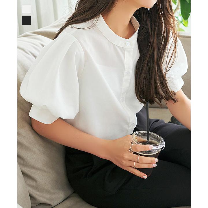 シャツ/ブラウス(半袖/袖なし) louren  pintuck backopen blouse 2021 SUMMER COLLECTION vol.2】PINTUCK BACKOPEN BLOUSE / STRIPE