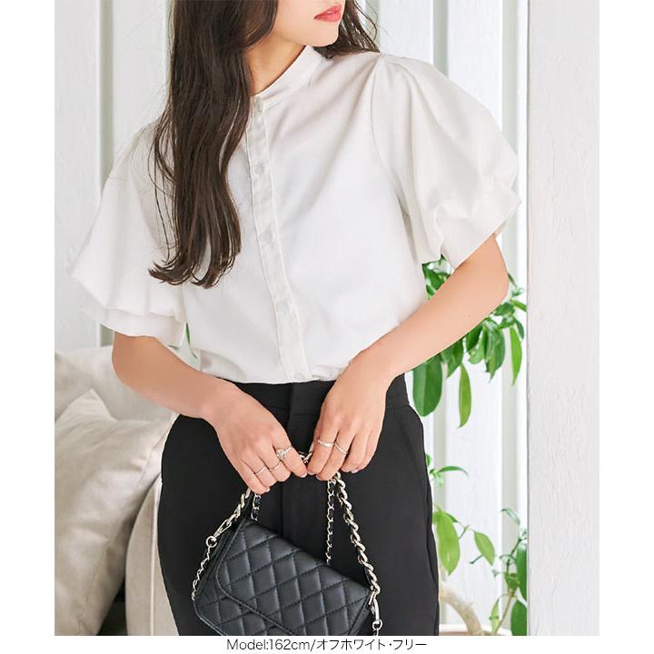 シャツ/ブラウス(半袖/袖なし) louren puff sleeve over blouse 定番 完売品 新品 Louren puff sleeve over blouse ブラック｜Yahoo