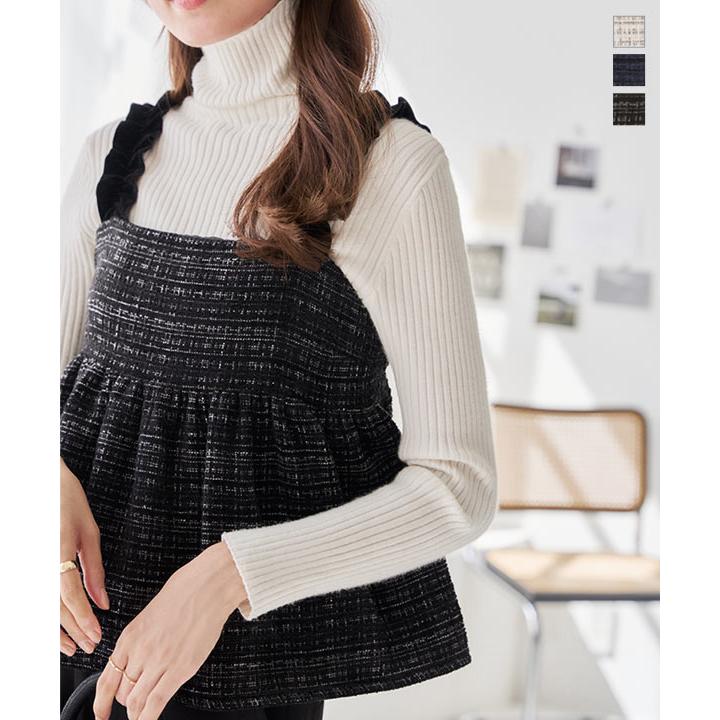 KOBE LETTUCE（神戸レタス） ビスチェ トップス レディース ベルベット