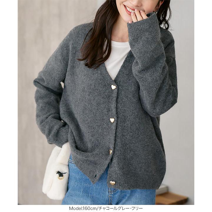 KOBE LETTUCE（神戸レタス） カーディガン レディース 長袖 冬 秋 40代