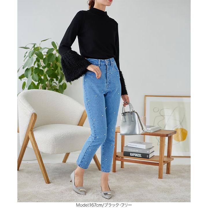 KOBE LETTUCE（神戸レタス） ニットトップス レディース モックネック