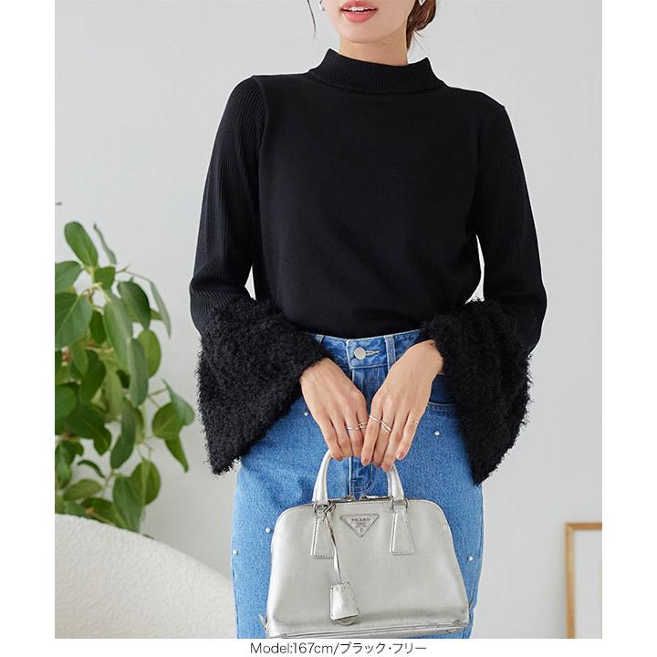 KOBE LETTUCE（神戸レタス） ニットトップス レディース モックネック