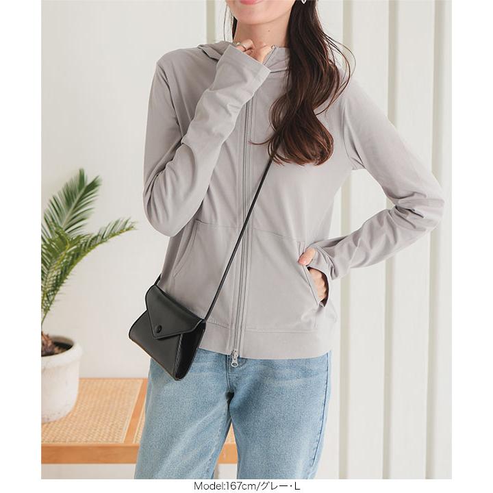 KOBE LETTUCE パーカー レディース 長袖 夏 春 UVカット 接触冷