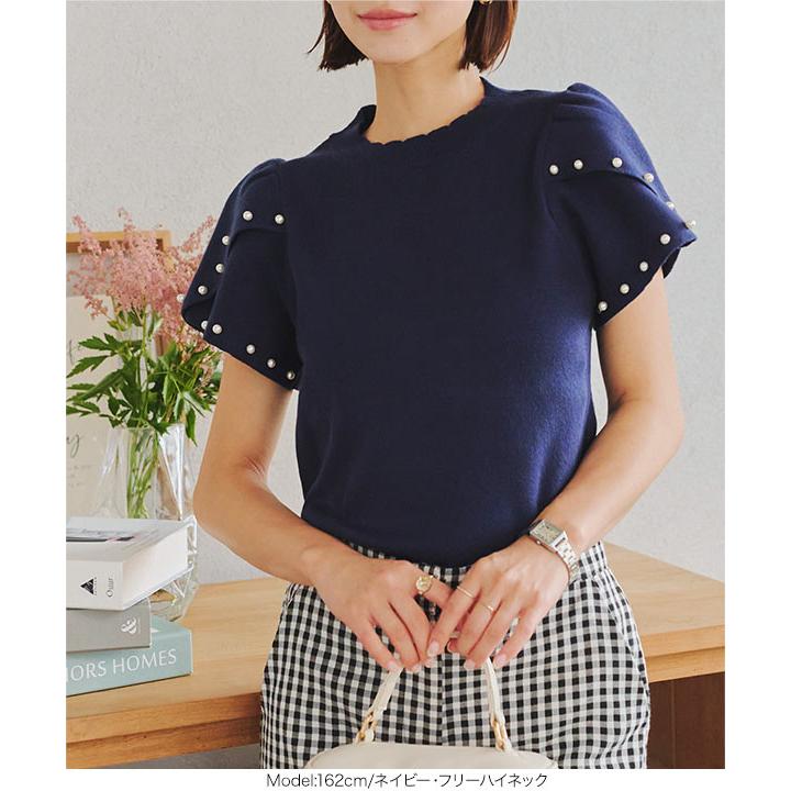 KOBE LETTUCE（神戸レタス） サマーニット 半袖 トップス レディース