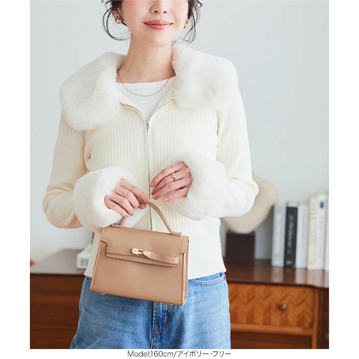 KOBE LETTUCE（神戸レタス） ニットトップス レディース 長袖 ファー