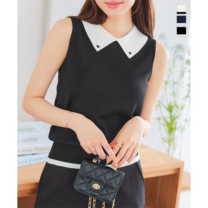 新品未開封タグ付き♡デサントゴルフ♡サマーニットトップス　スワロフスキーM スワロフスキーがキラリ☆ デサントゴルフのラグジュアリー